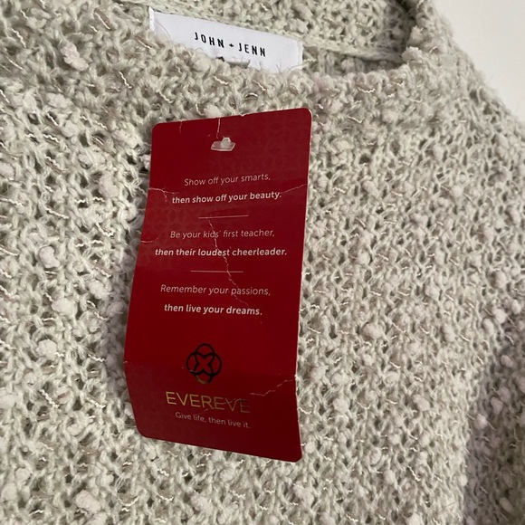 Nwt John And Jenn Mock Neck Swing Sweater From Evereve Size Large - Picture 2 of 6